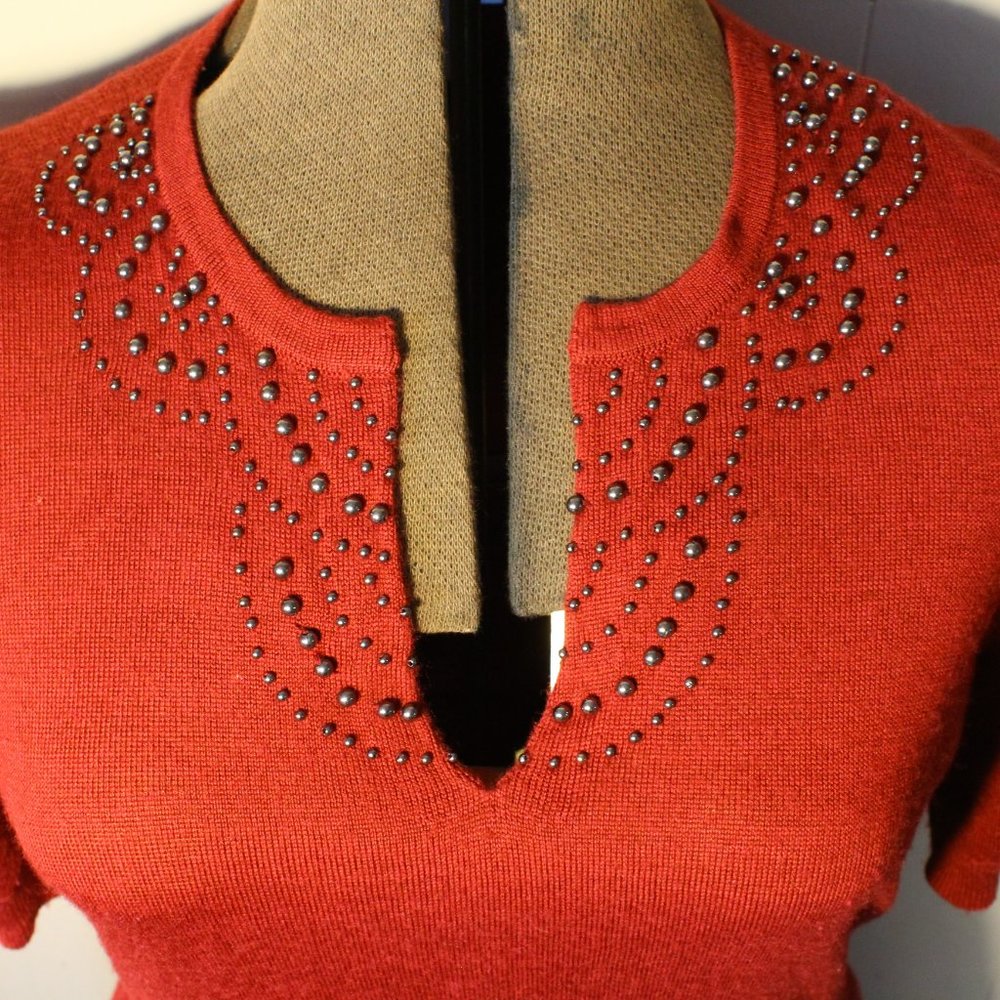 Short Sleeve Knit Dress - Picture 3 of 9